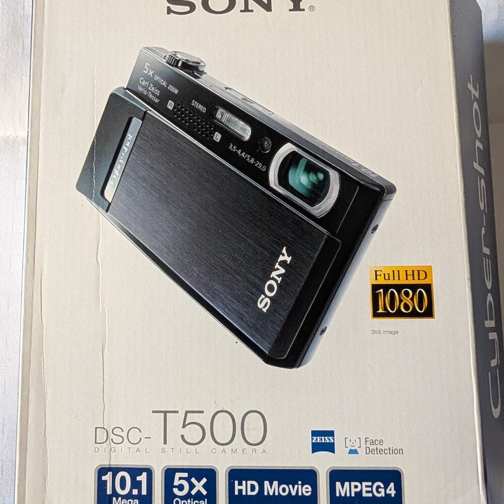 sony cybershot dsc t500 digital camera